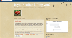 Desktop Screenshot of isyourcoffeekillingyou.blogspot.com