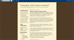 Desktop Screenshot of cohousingsmallhomes.blogspot.com