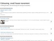 Tablet Screenshot of cohousingsmallhomes.blogspot.com