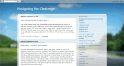 Desktop Screenshot of navigatingthechallenge.blogspot.com