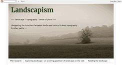 Desktop Screenshot of landscapism.blogspot.com