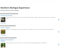 Tablet Screenshot of northernmichiganexperience.blogspot.com