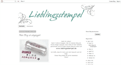 Desktop Screenshot of lieblingsstempel.blogspot.com