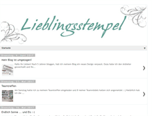 Tablet Screenshot of lieblingsstempel.blogspot.com