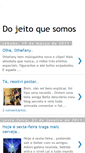Mobile Screenshot of dojeitoquesomos.blogspot.com