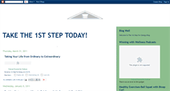 Desktop Screenshot of 1ststepwellness.blogspot.com