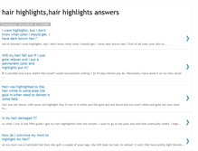 Tablet Screenshot of hair-highlights4.blogspot.com