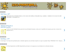 Tablet Screenshot of izki-paintball.blogspot.com