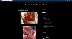 Desktop Screenshot of crystalsnaildesigns.blogspot.com