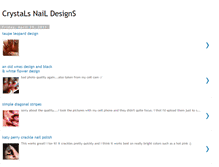 Tablet Screenshot of crystalsnaildesigns.blogspot.com