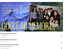 Tablet Screenshot of gocce-di-memoria.blogspot.com