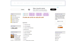Desktop Screenshot of elmejorsabor.blogspot.com