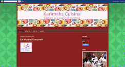 Desktop Screenshot of karimahscuisina.blogspot.com