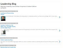 Tablet Screenshot of leadershipnetworkblog.blogspot.com