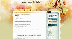 Desktop Screenshot of jennyleeartgallery.blogspot.com