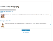 Tablet Screenshot of biography-blake-lively.blogspot.com