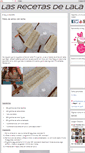 Mobile Screenshot of lasrecetasdelala.blogspot.com