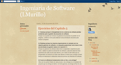 Desktop Screenshot of lmurilloingesoft1.blogspot.com