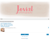 Tablet Screenshot of jovialphotography.blogspot.com