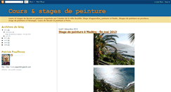 Desktop Screenshot of coursstagesdepeinture.blogspot.com