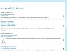 Tablet Screenshot of emoryvirtualdesktop.blogspot.com
