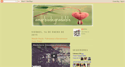 Desktop Screenshot of amorbiodegradable.blogspot.com