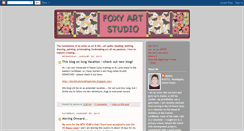 Desktop Screenshot of foxyartstudio.blogspot.com