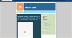 Desktop Screenshot of ethiosalam.blogspot.com