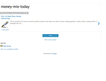 Tablet Screenshot of money-mix-today.blogspot.com