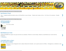 Tablet Screenshot of funcomunidadactiva.blogspot.com