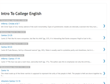 Tablet Screenshot of collegeintroenglish.blogspot.com