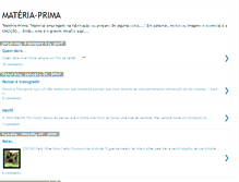 Tablet Screenshot of amateria-prima.blogspot.com