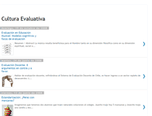 Tablet Screenshot of cultura-evaluativa.blogspot.com