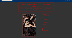 Desktop Screenshot of historiasinmortalesdeunamortal.blogspot.com