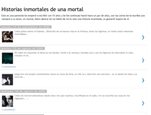 Tablet Screenshot of historiasinmortalesdeunamortal.blogspot.com