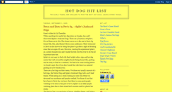 Desktop Screenshot of hotdoghitlist.blogspot.com