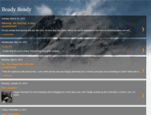 Tablet Screenshot of beadybeady09.blogspot.com