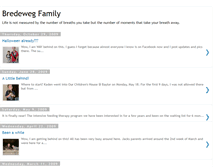 Tablet Screenshot of bredewegfamily.blogspot.com