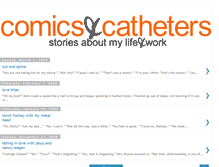 Tablet Screenshot of comicsandcatheters.blogspot.com