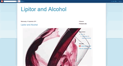Desktop Screenshot of lipitorandalcohol.blogspot.com