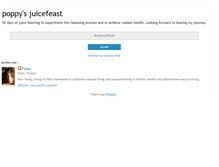 Tablet Screenshot of poppyjuicefeast.blogspot.com
