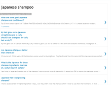 Tablet Screenshot of japanese-shampoo-fdf.blogspot.com