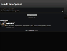 Tablet Screenshot of mundosmartphone.blogspot.com