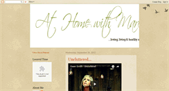 Desktop Screenshot of maree-athome.blogspot.com