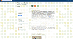 Desktop Screenshot of curtandsherrylooslifamilyblog.blogspot.com