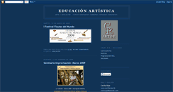 Desktop Screenshot of educacioncursos2007.blogspot.com