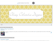 Tablet Screenshot of classycolumbusdesigns.blogspot.com