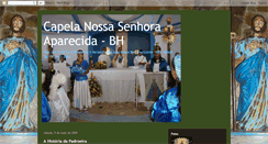 Desktop Screenshot of capelanossasenhoraaparecida-bh.blogspot.com