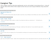 Tablet Screenshot of caregivertips.blogspot.com