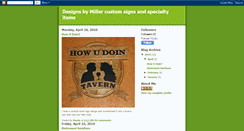 Desktop Screenshot of designsbymiller.blogspot.com
